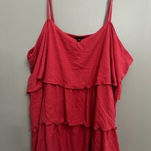 Torrid Vibrant Red Textured Top